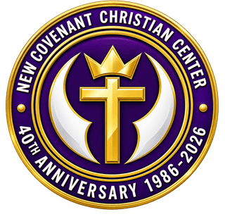 New Covenant Christian Center 40th Anniversary logo